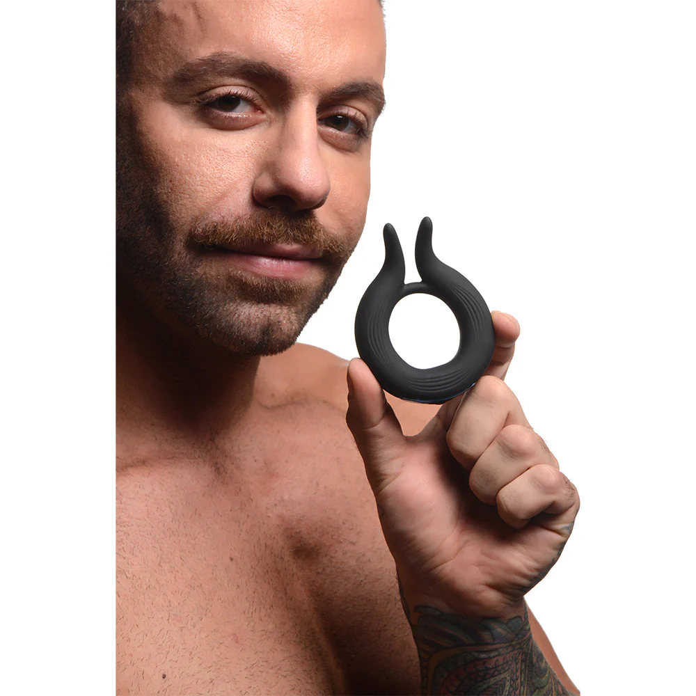 10X Dual Stim Silicone Cock Ring - Image 2