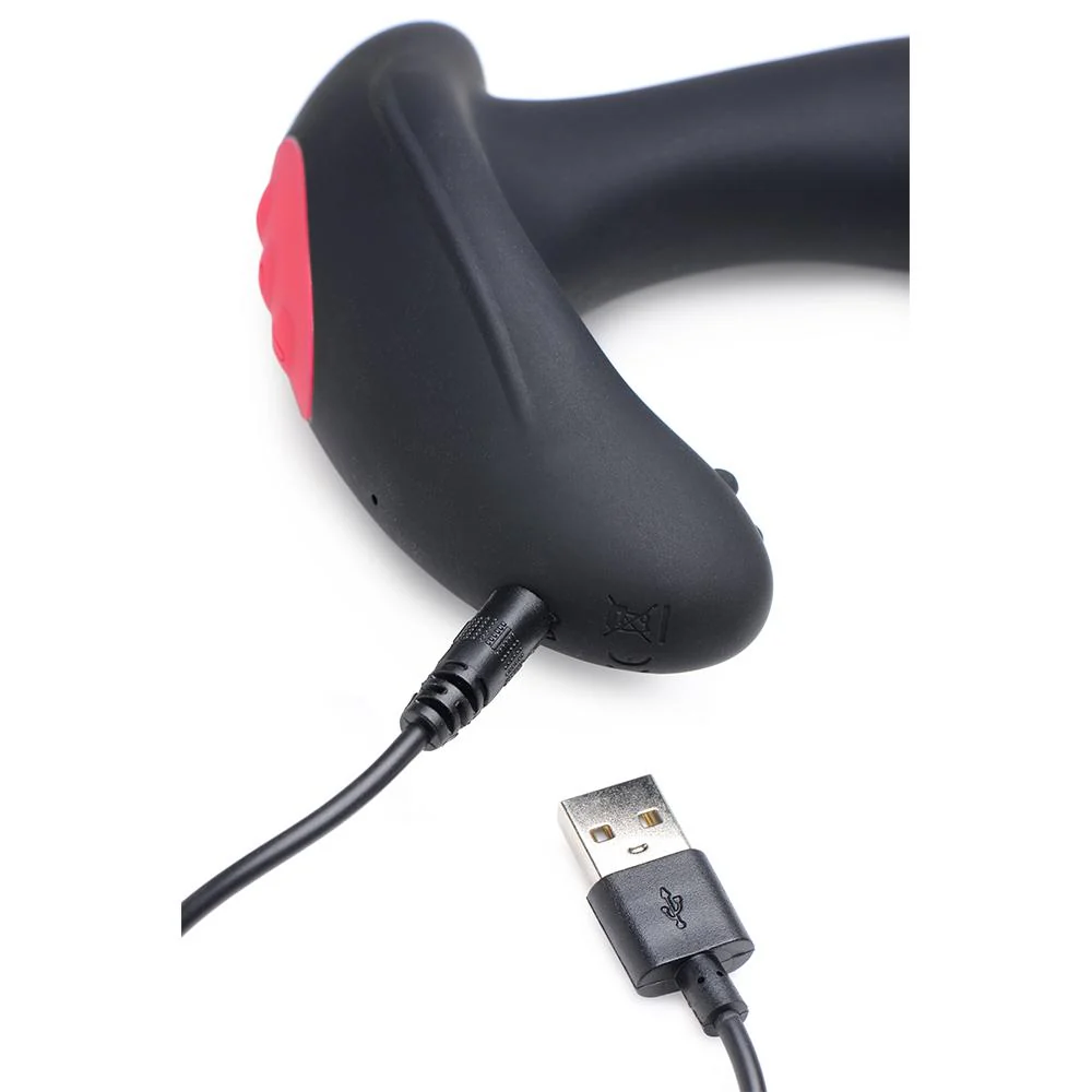 10X Inflatable and Vibrating Silicone Prostate Plug - Image 8