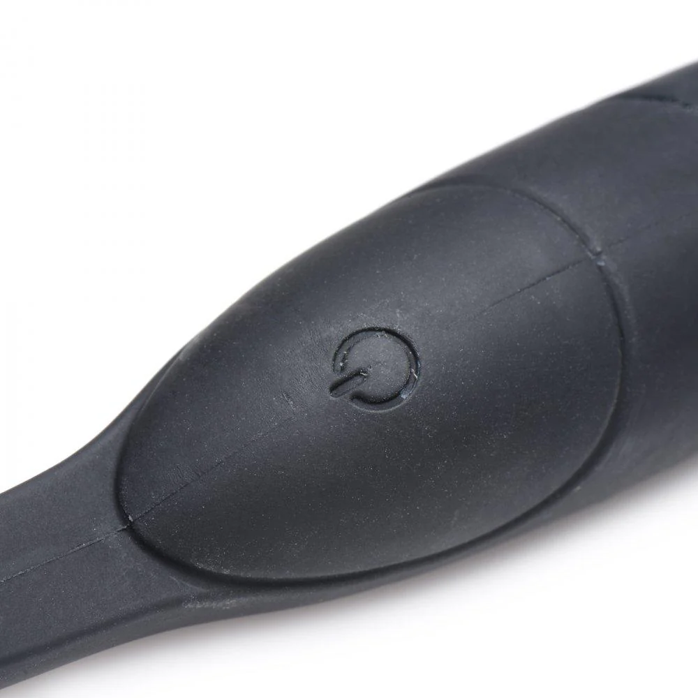 10X P-Bomb Silicone Cock and Ball Ring with Vibrating Anal Plug - Image 5
