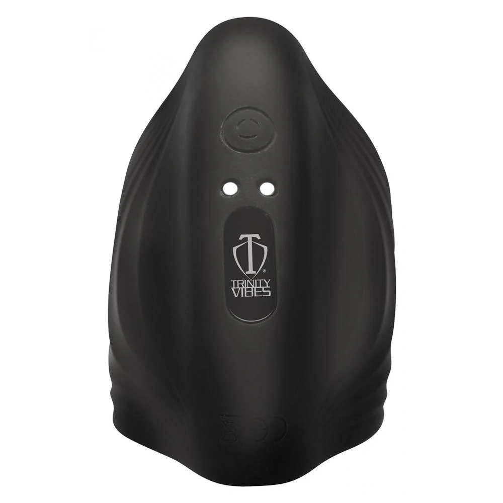 10X Pleasure Stroke Vibrating Silicone Penis Sleeve - Image 5