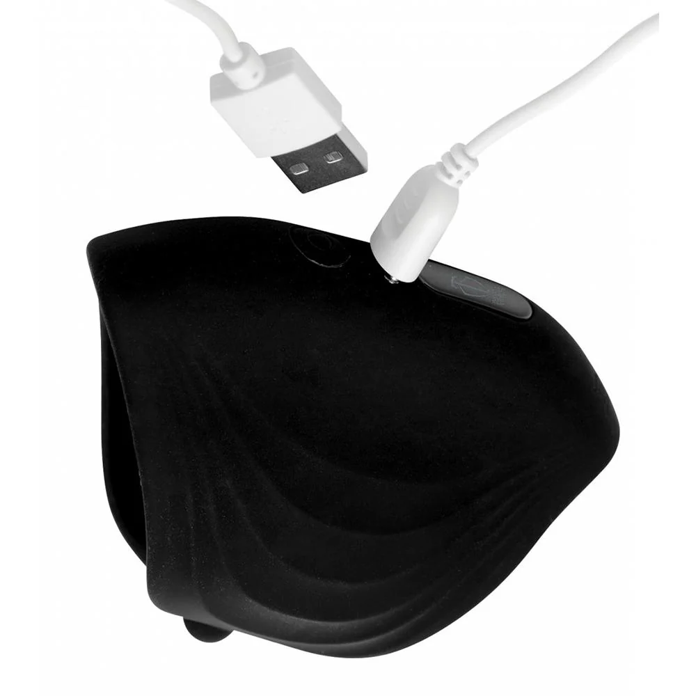 10X Pleasure Stroke Vibrating Silicone Penis Sleeve - Image 8