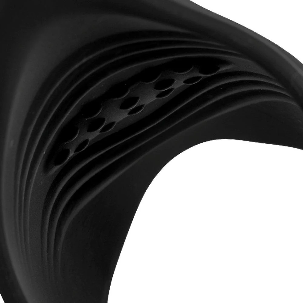 10X Pleasure Stroke Vibrating Silicone Penis Sleeve - Image 9