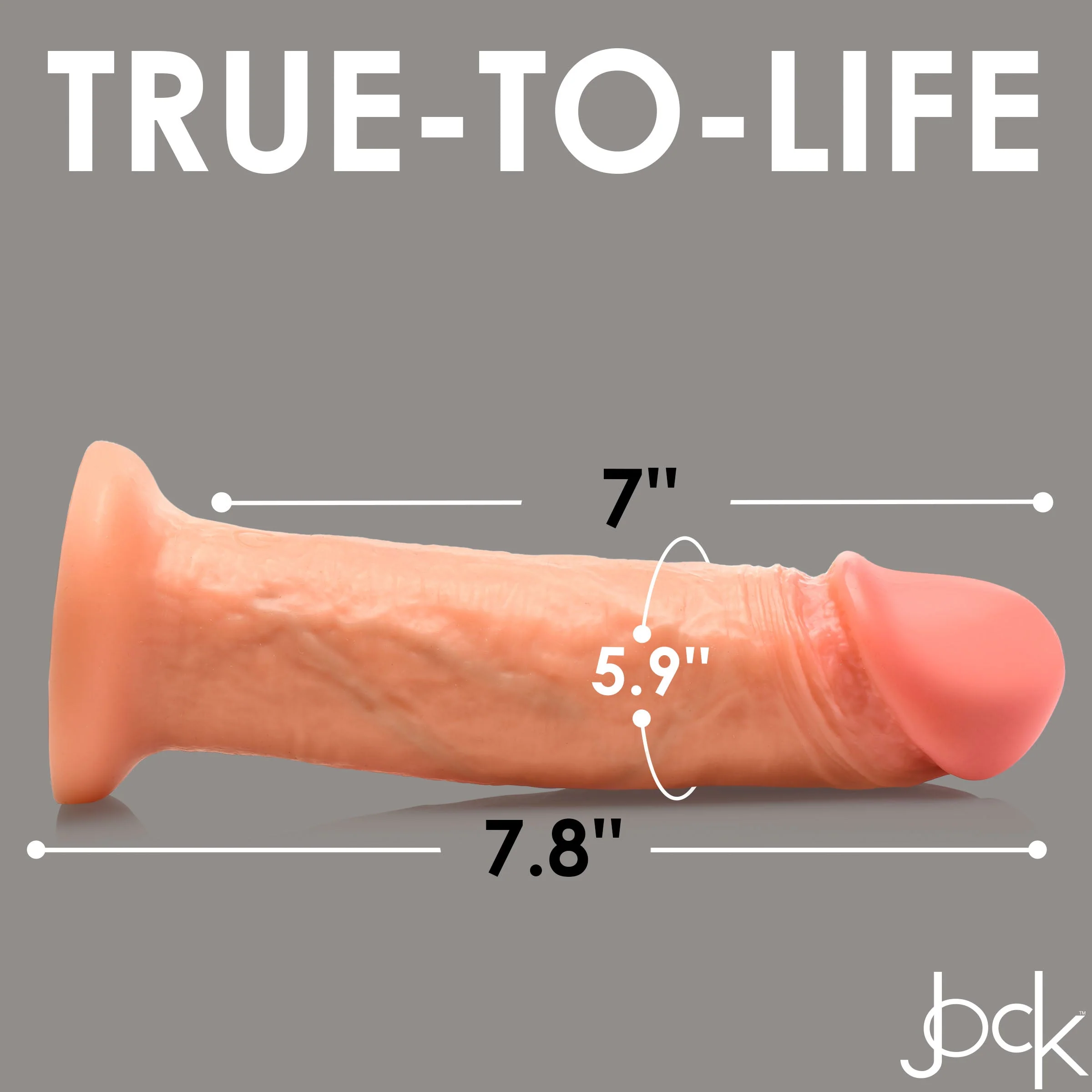 10X Real Skin 8 inch Vibrating Dildo - Image 10
