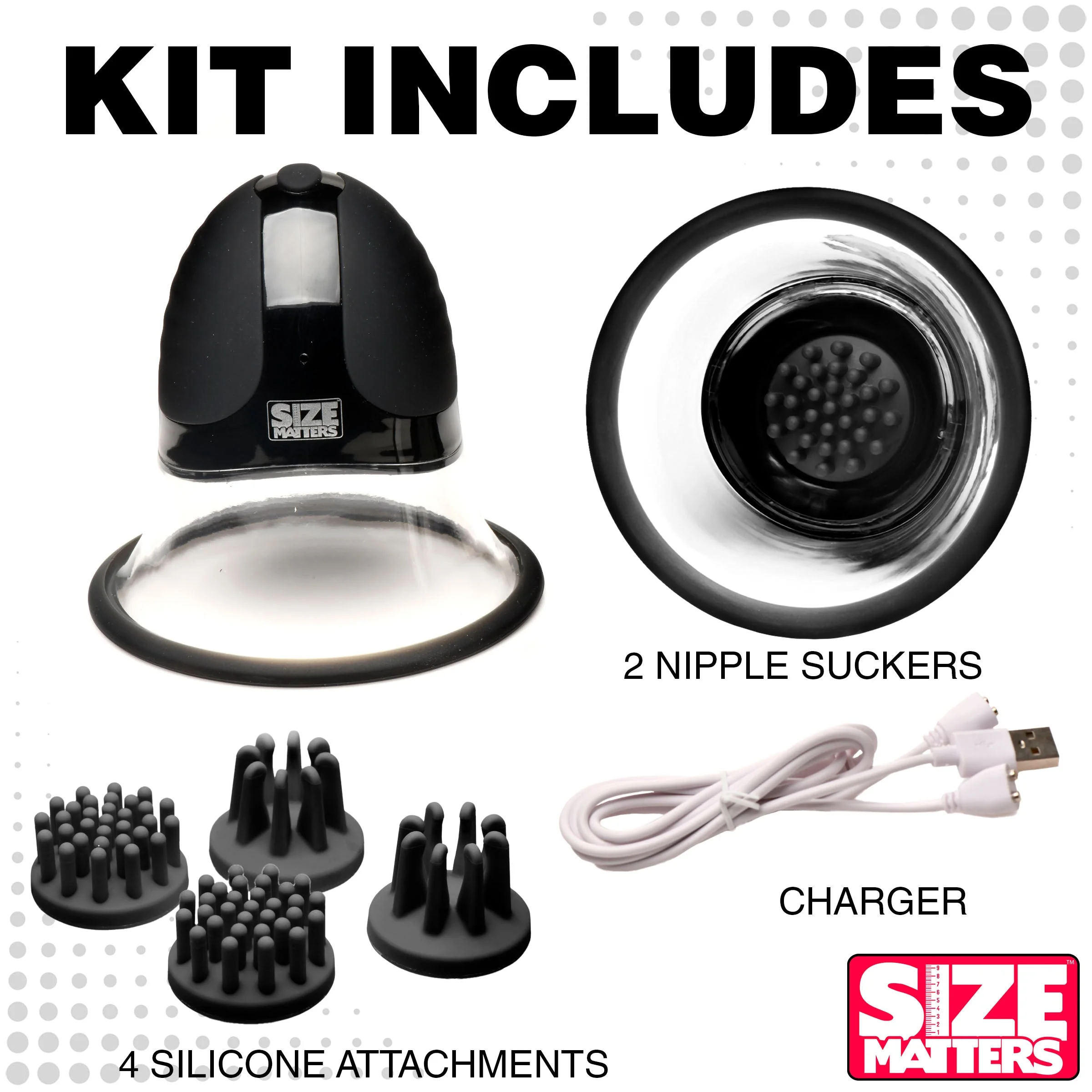 10X Rotating Nipple Suckers with 4 Attachments - Image 8