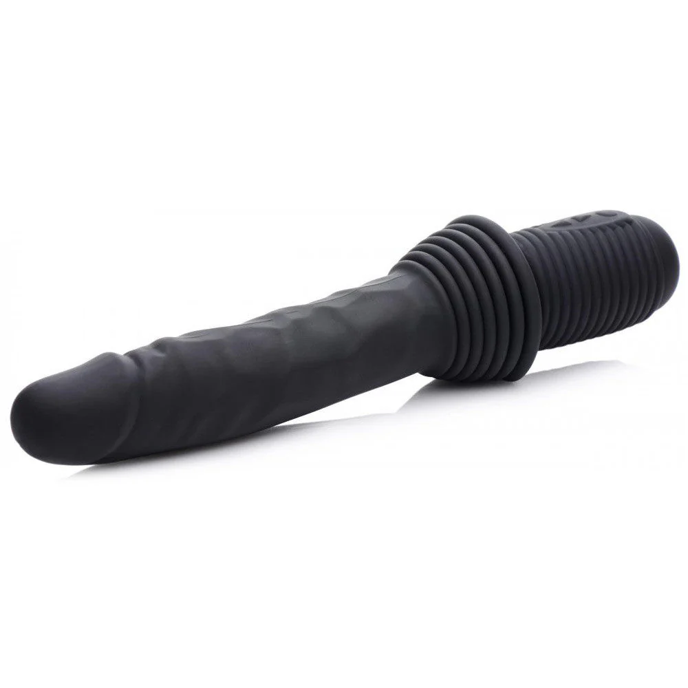 10X Silicone Vibrating and Thrusting Dildo - Image 6