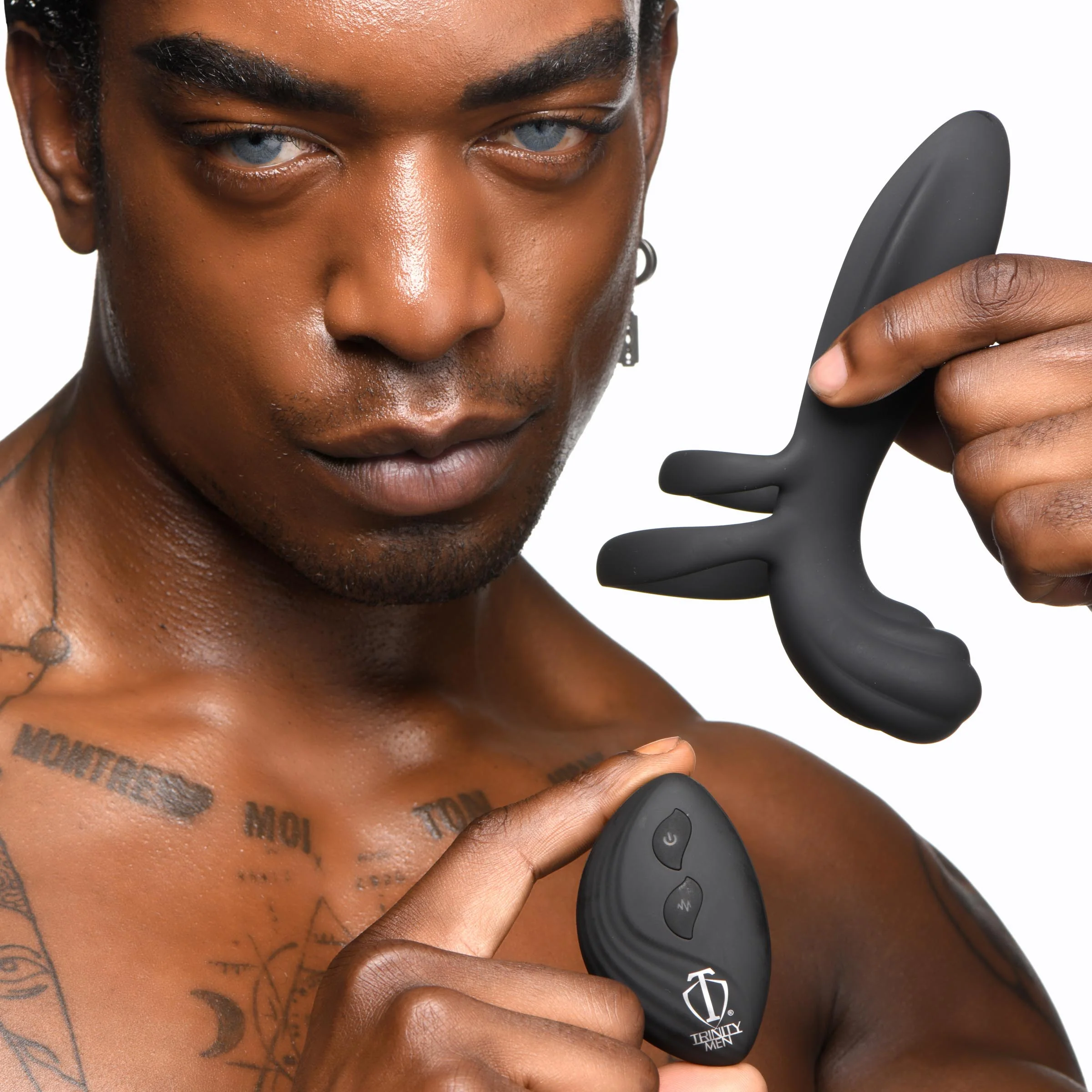 10X Silicone Vibrating Girth Enhancer with Remote Control - Image 2