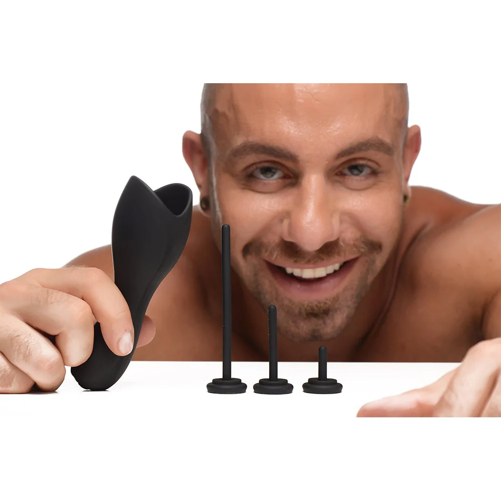 10X Vibrating Penis Head Teaser with Urethral Sounds - Image 4