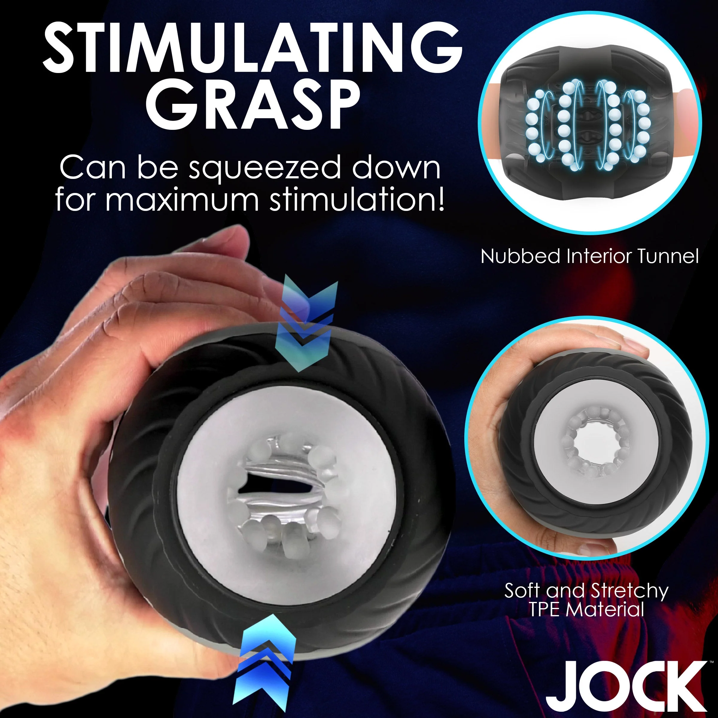 10X Vibrating & Squeezing Masturbator - Image 2