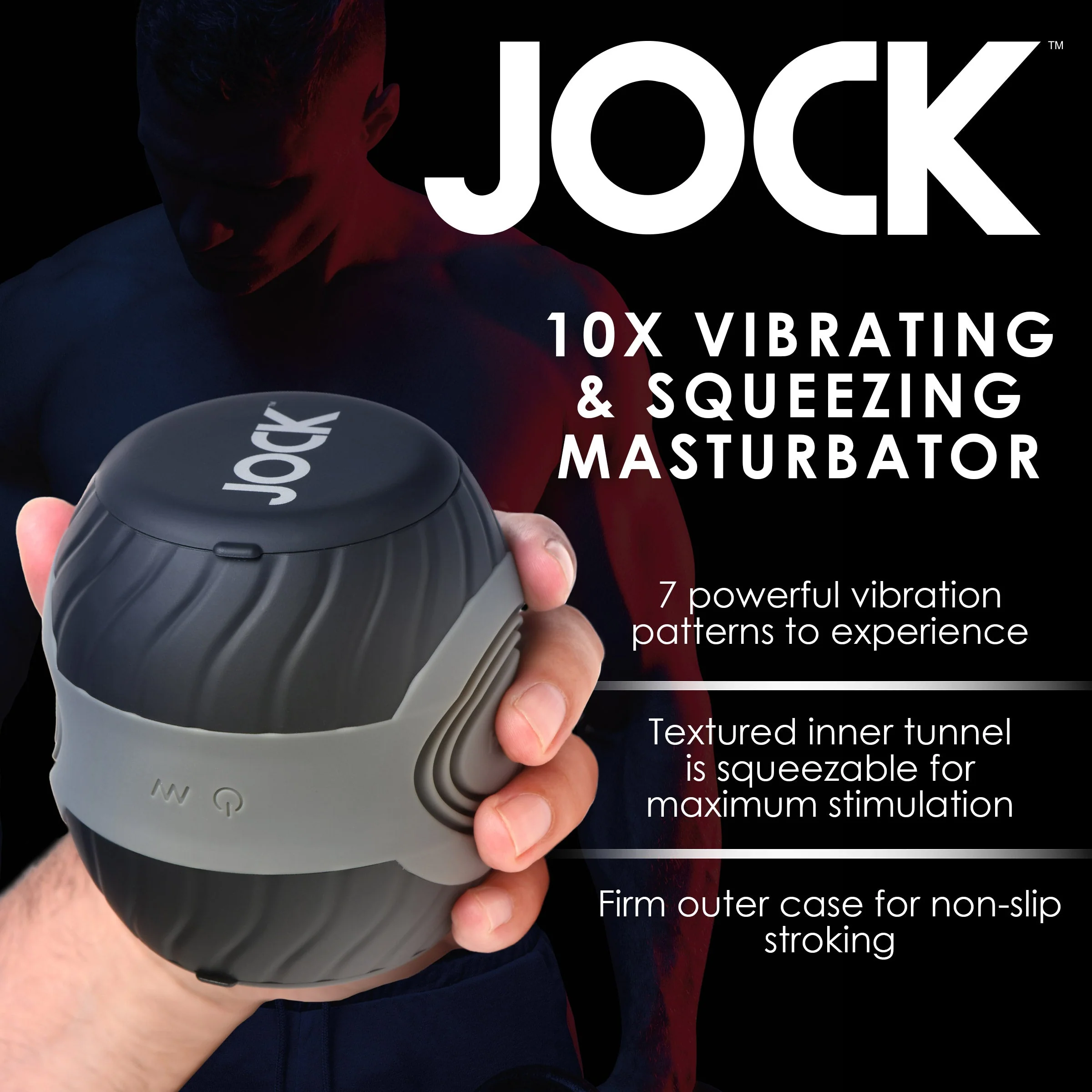 10X Vibrating & Squeezing Masturbator - Image 3