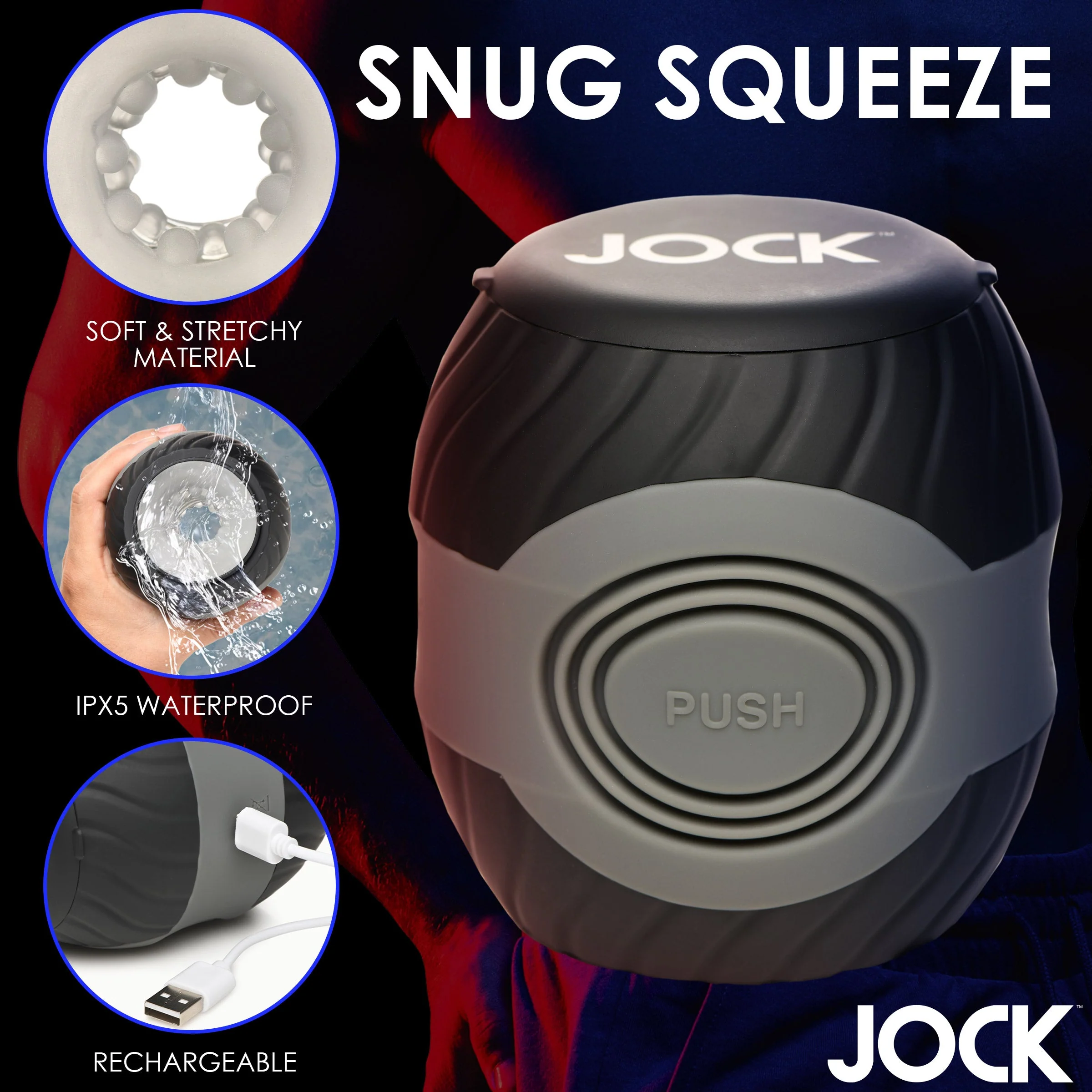 10X Vibrating & Squeezing Masturbator - Image 8