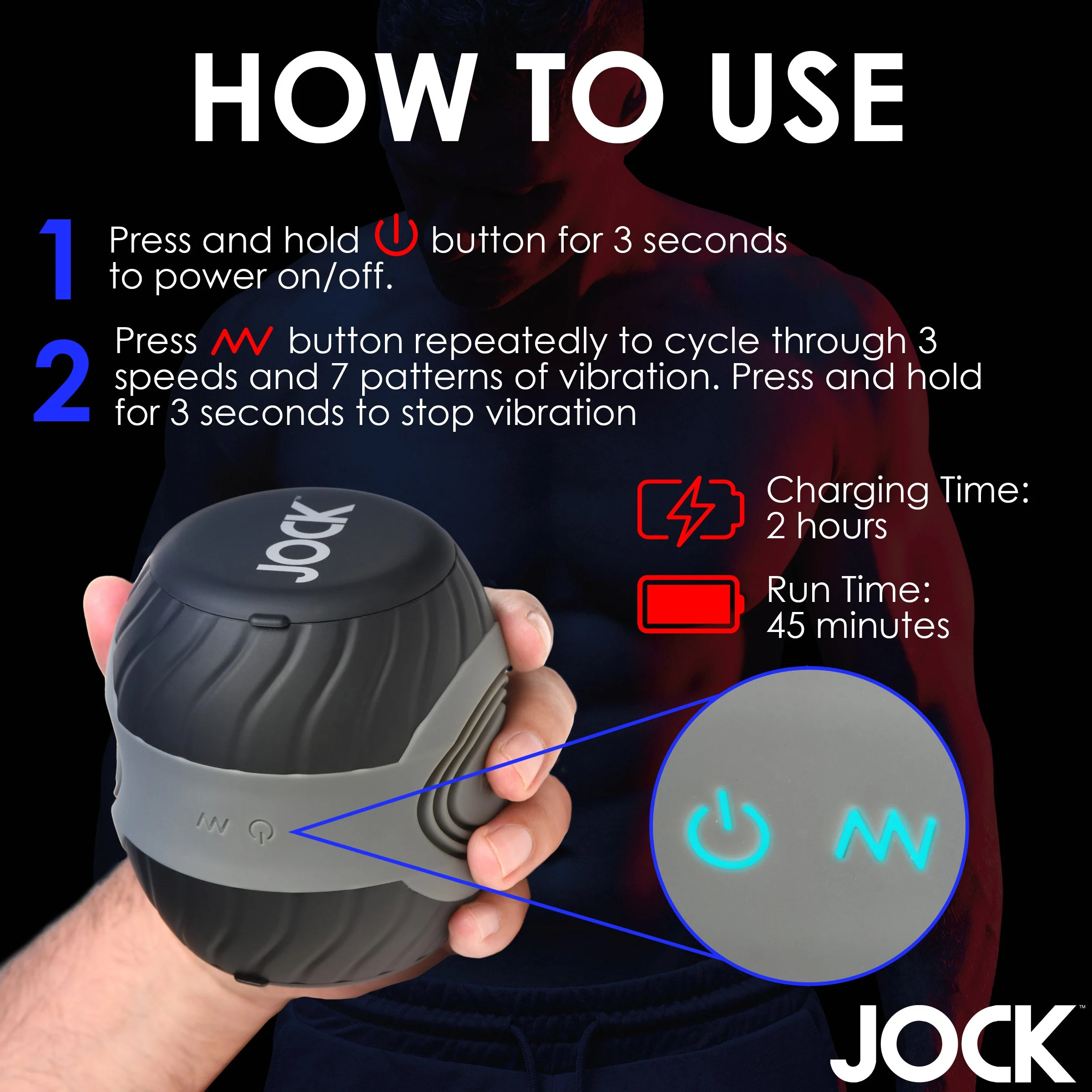 10X Vibrating & Squeezing Masturbator - Image 9