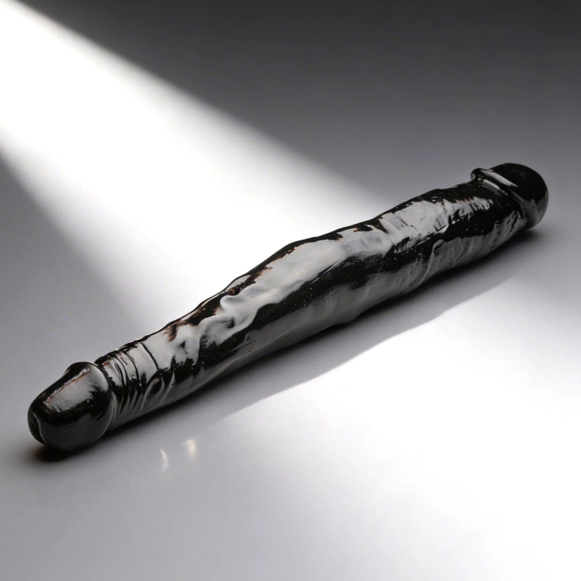 13 Inch Tapered Double Dong Black - Image 2