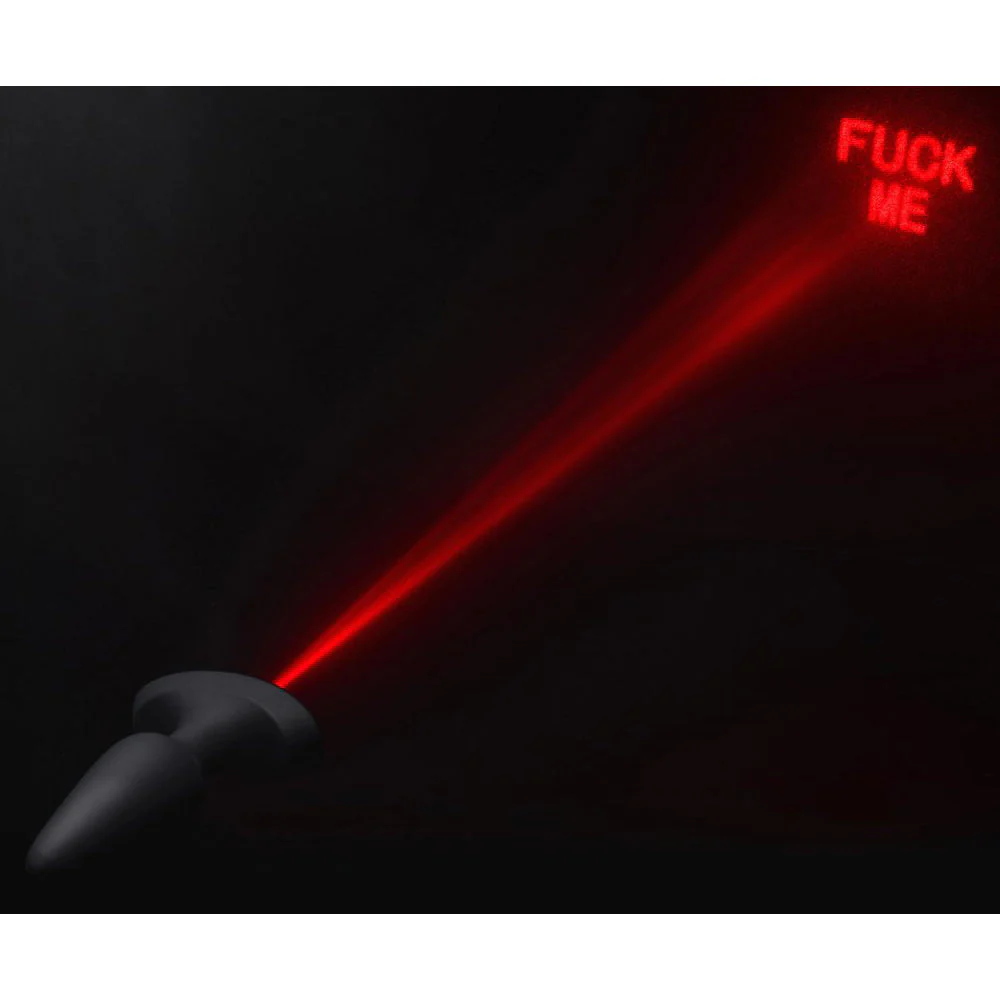 28X Laser Fuck Me Silicone Anal Plug with Remote Control - Image 7