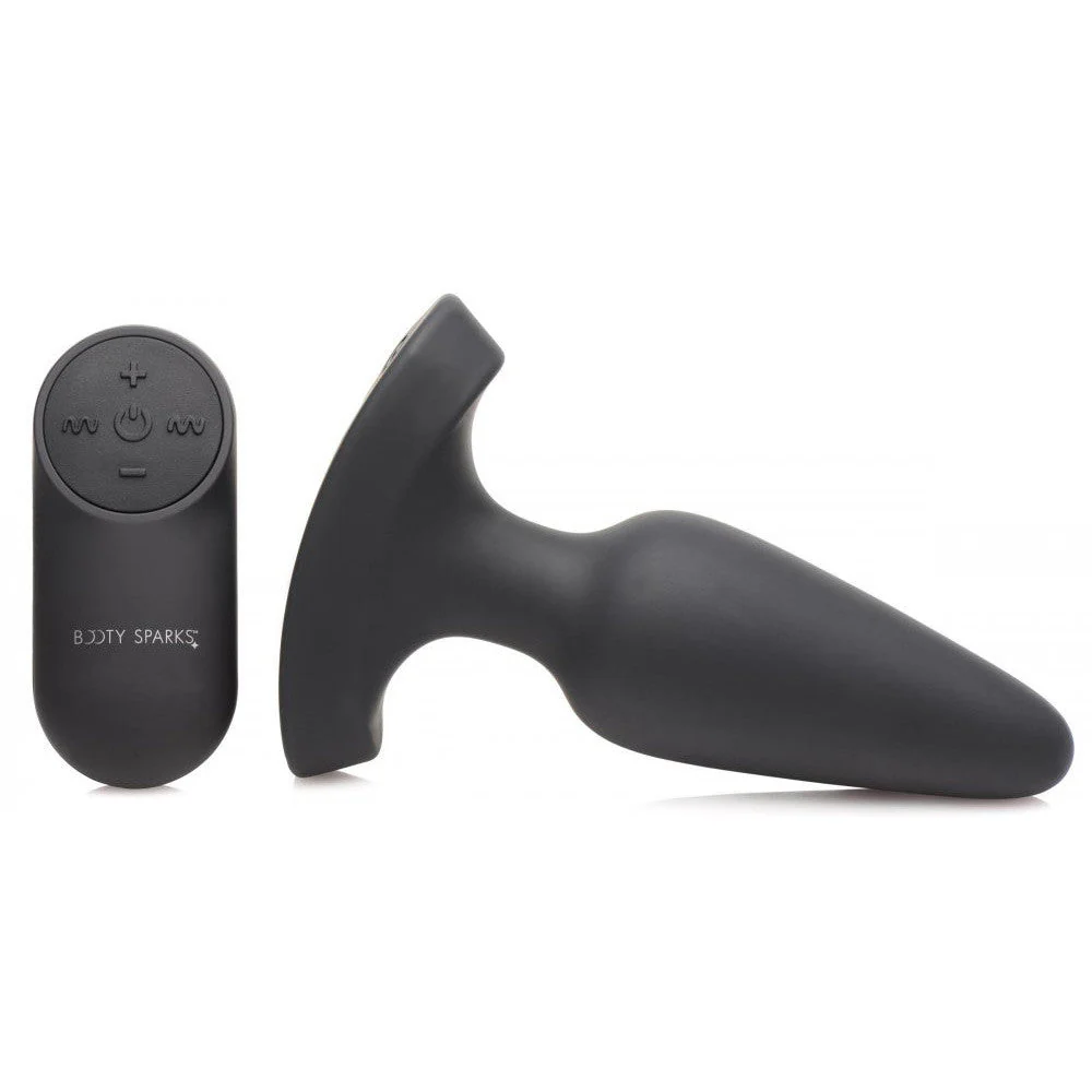 28X Laser Heart Silicone Anal Plug with Remote - Image 6