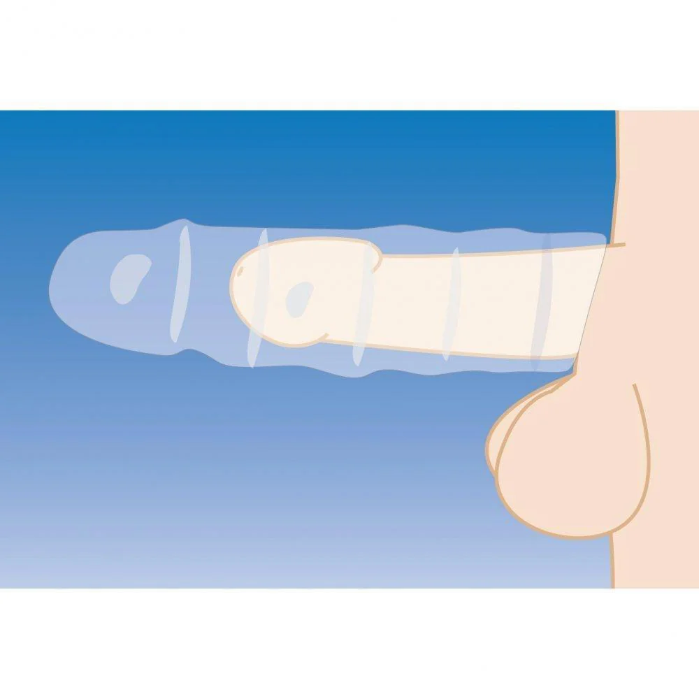 3 Inch Clear Penis Enhancer Sleeve - Image 3