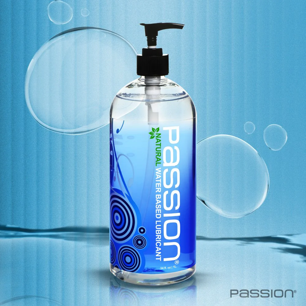 34oz Passion Natural Water-Based Lube Pump - Image 3