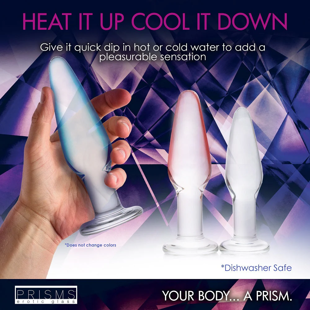3pc Dosha Glass Anal Plug Kit - Image 6
