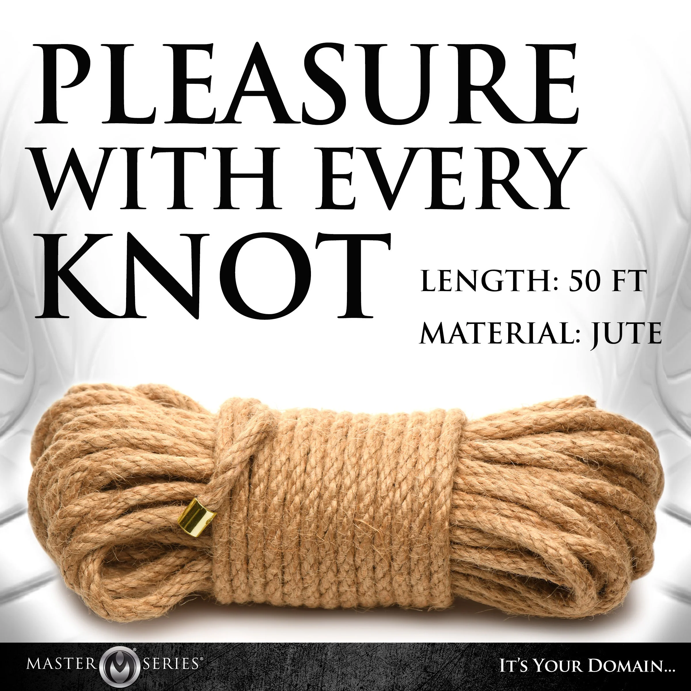 50ft Premium Braided Jute Bondage Rope - Image 4