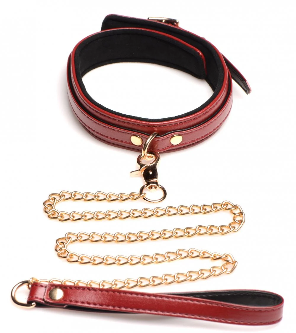 6 Piece Burgundy Bondage Set - Image 8