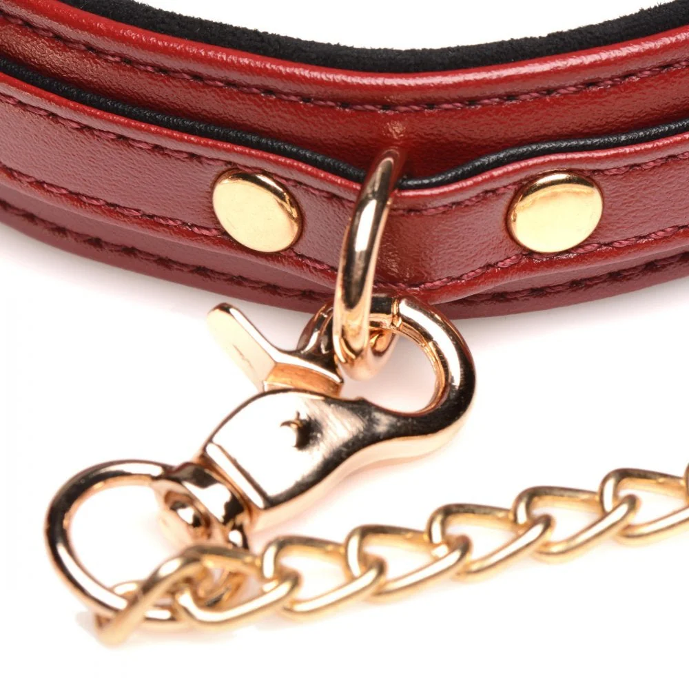 6 Piece Burgundy Bondage Set - Image 9