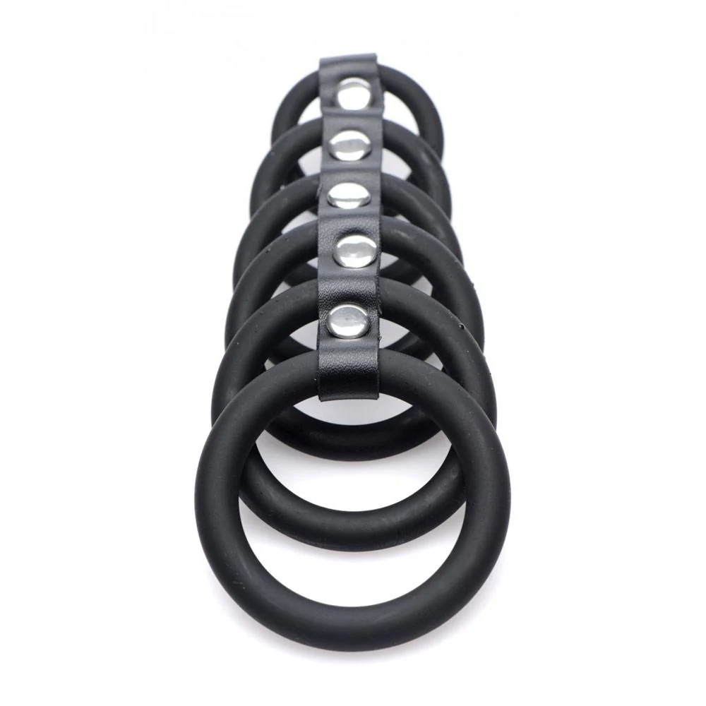 6 Ring Silicone Chastity Cage - Image 3