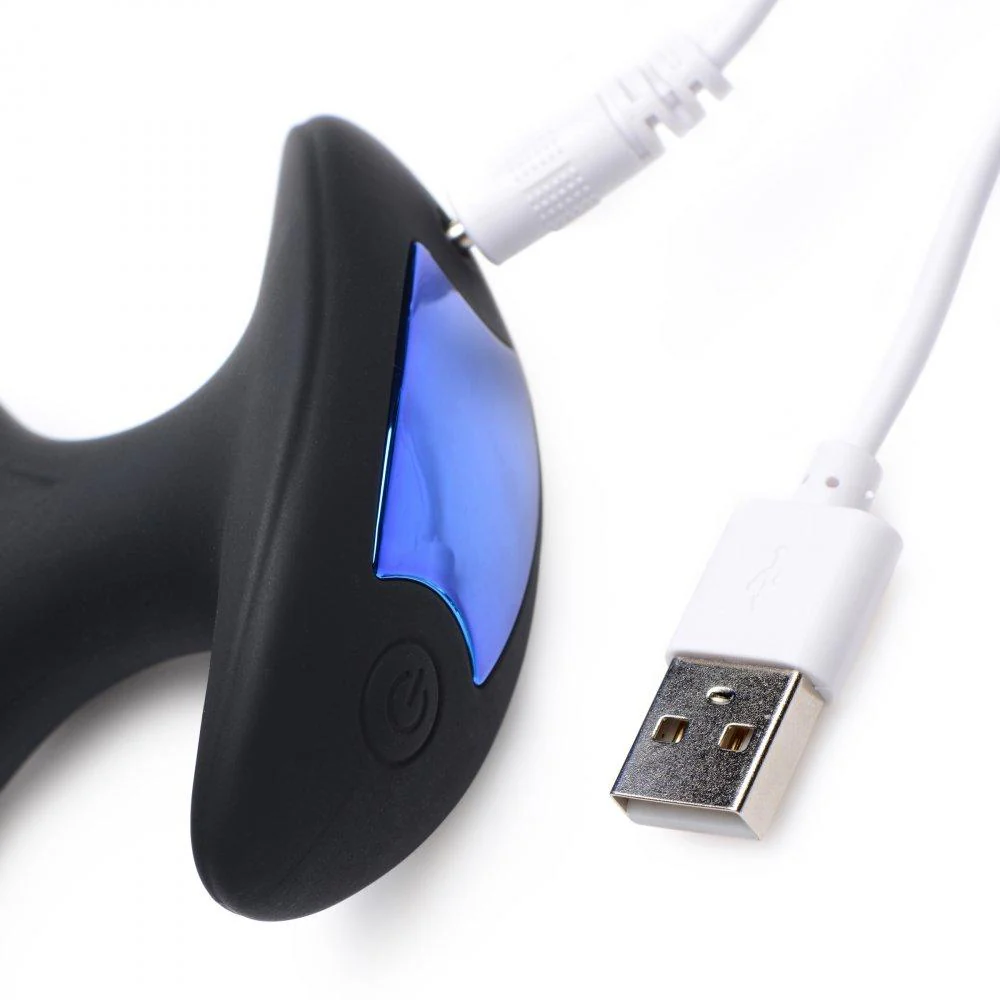 64X Electro-Spread Vibrating and Estim Silicone Butt Plug - Image 7