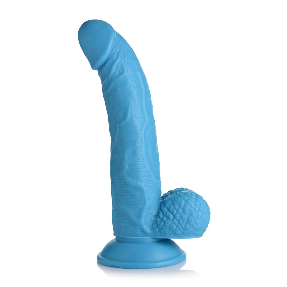 7.5 Inch Curved Dildo with Balls - Image 3