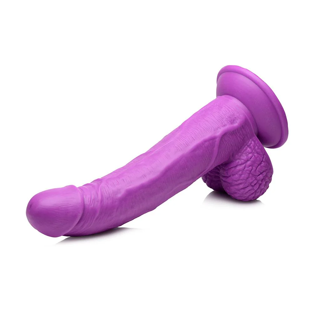 7.5 Inch Curved Dildo with Balls - Image 7
