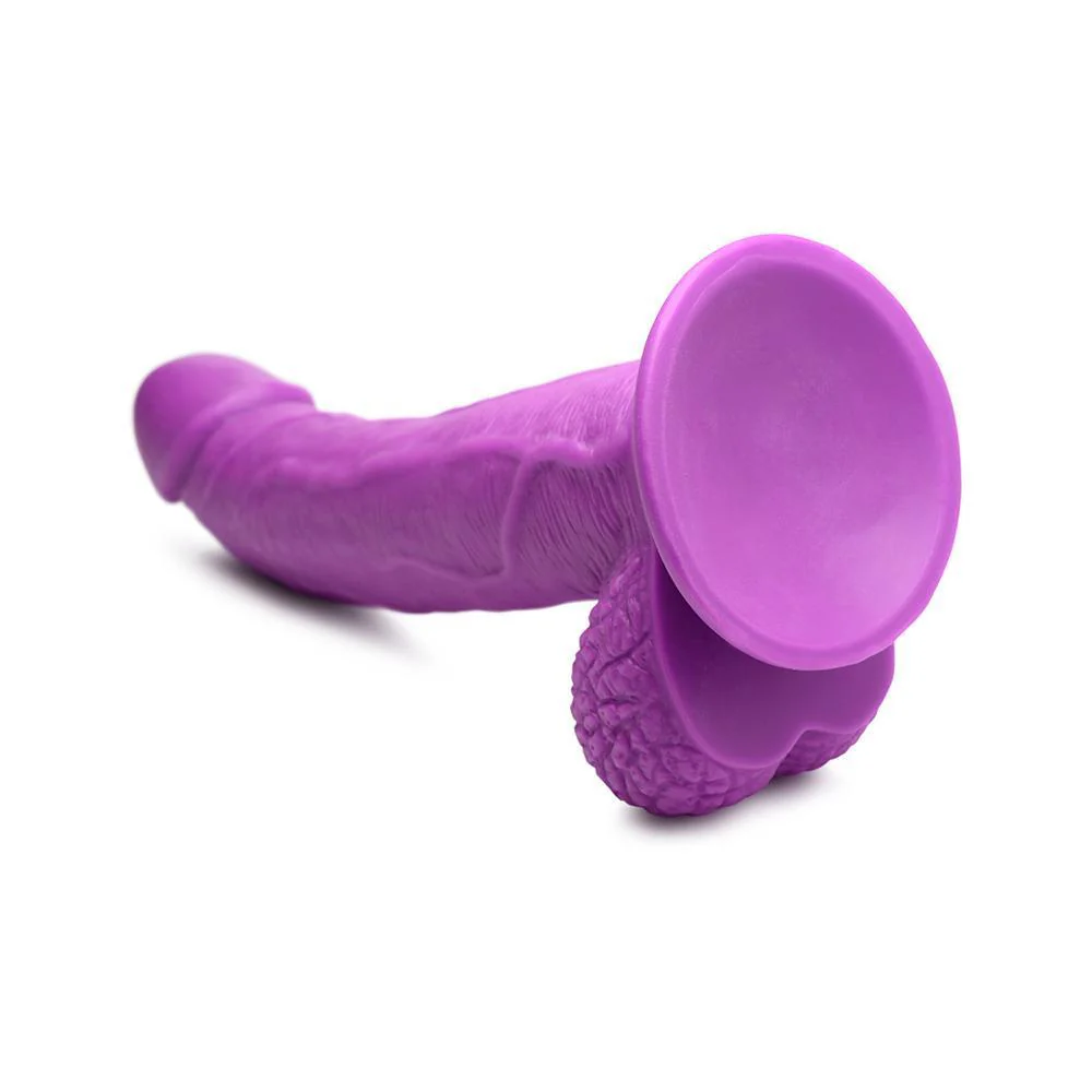 7.5 Inch Curved Dildo with Balls - Image 8