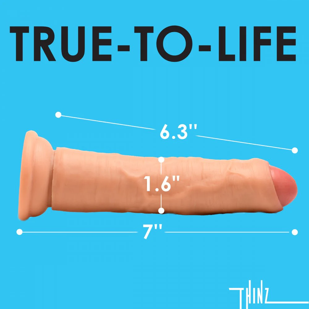 7" Uncut Dildo - Image 4