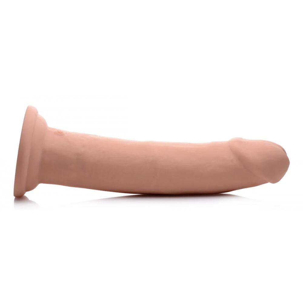 7X Inflatable and Vibrating Remote Control Silicone Dildo - 8 Inch - Image 4