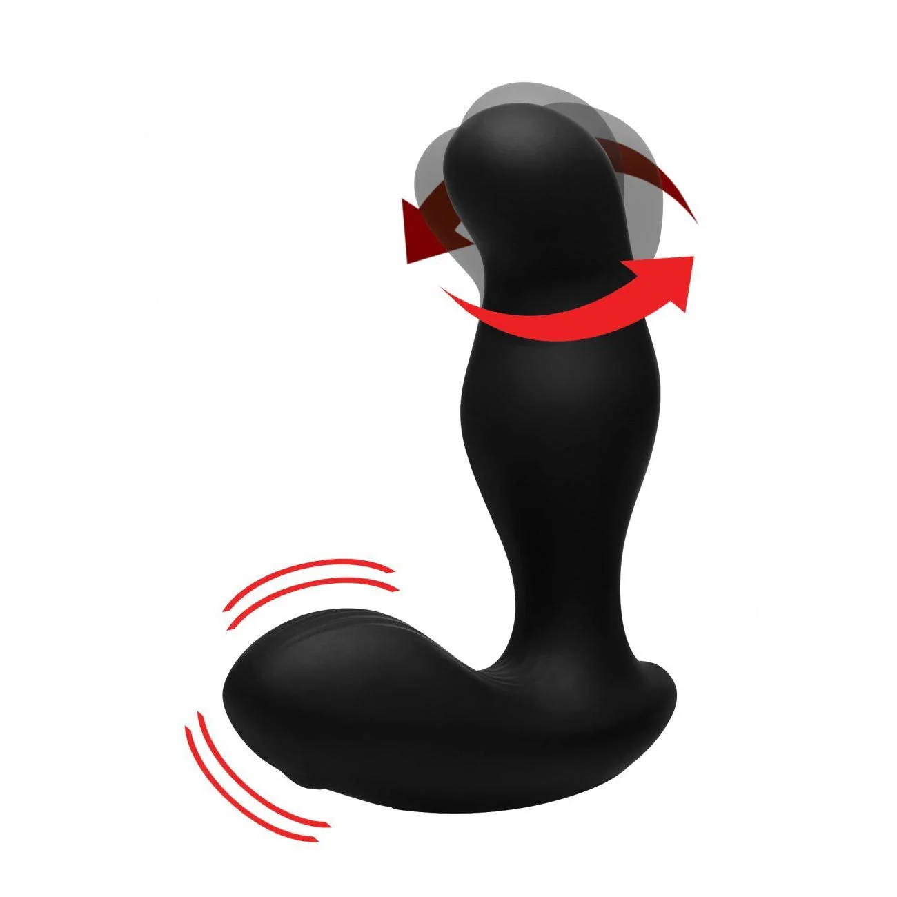 7X P-Gyro Silicone Prostate Stimulator with Gyrating Shaft - Image 3