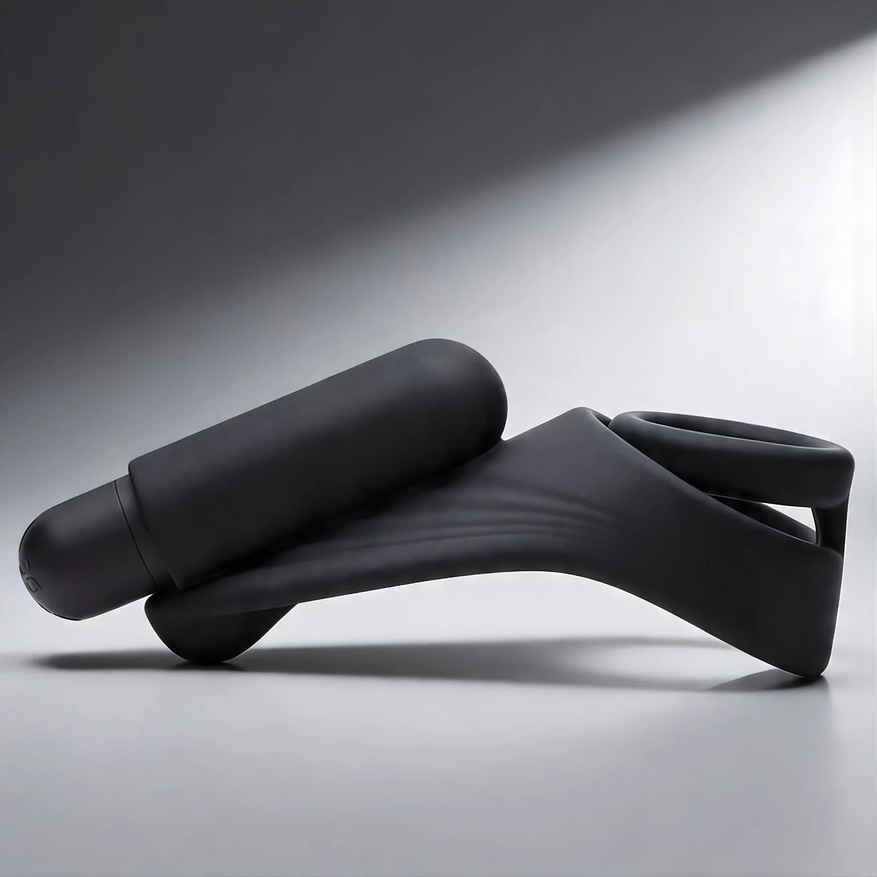 7X Silicone C-Ring with Vibrating Taint Stimulator - Image 3