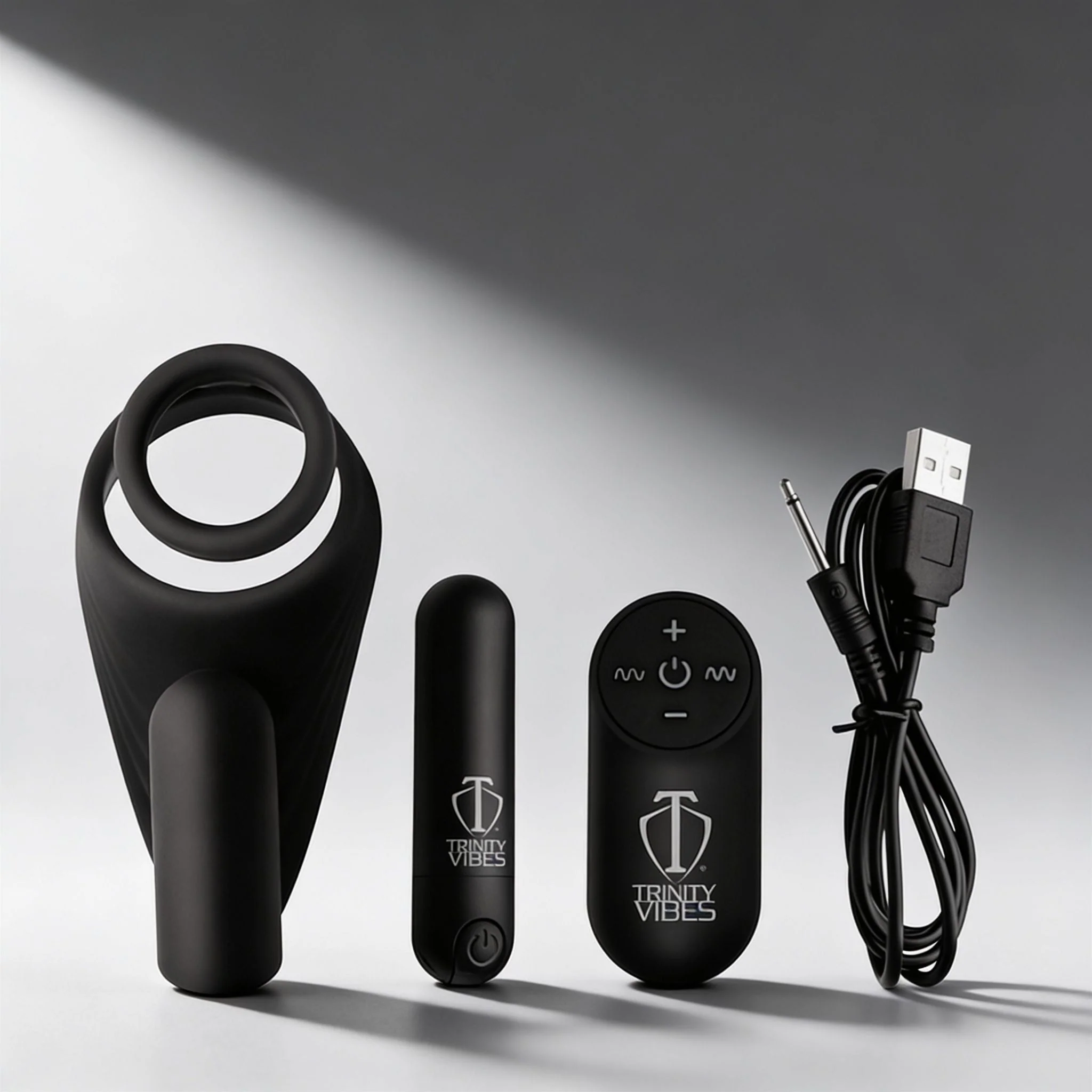7X Silicone C-Ring with Vibrating Taint Stimulator - Image 5