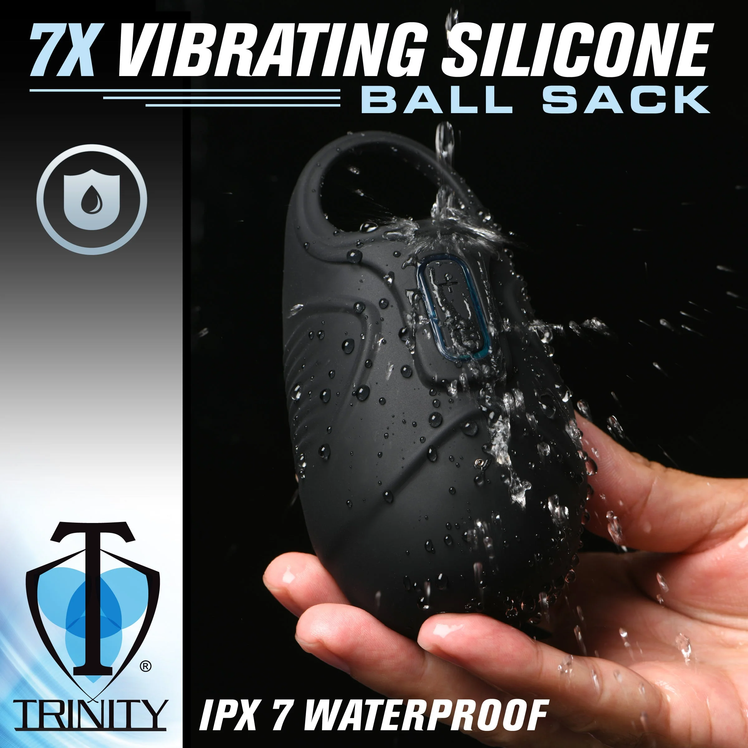 7x Vibrating Silicone Testicle Massager - Image 3