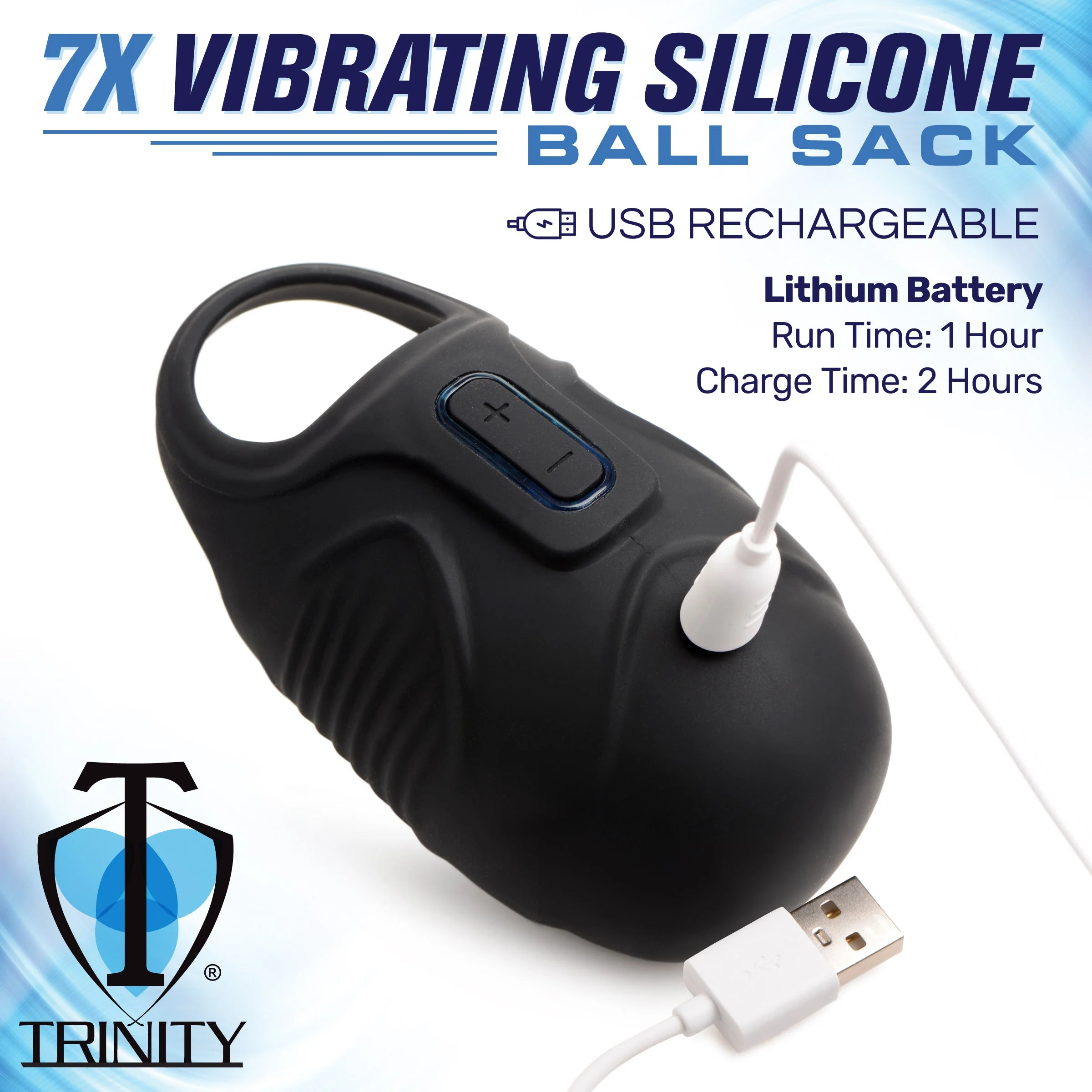 7x Vibrating Silicone Testicle Massager - Image 4