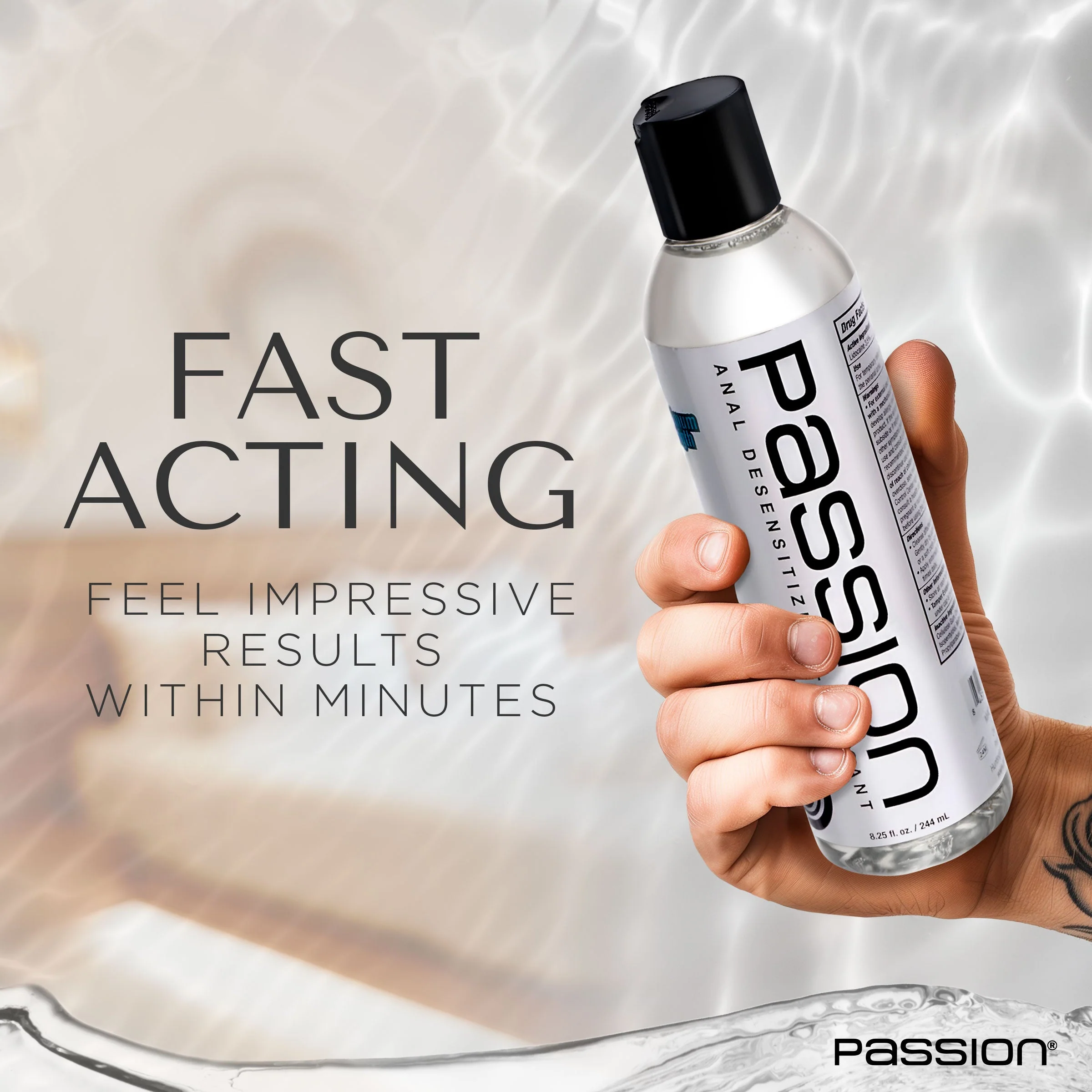 8.25oz Maximum Strength Passion Desensitizing Lube - Image 3