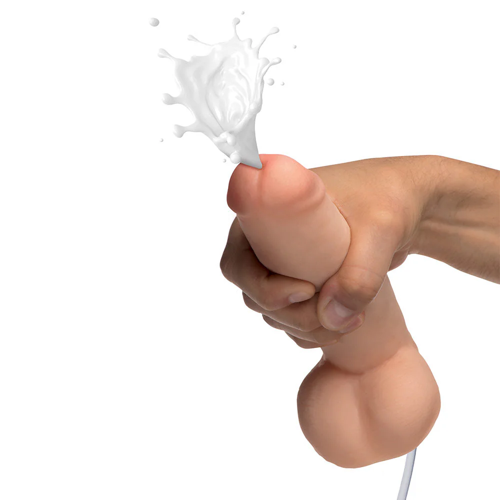 8 Inch Realistic Dual Density Squirting Dildo - Image 2