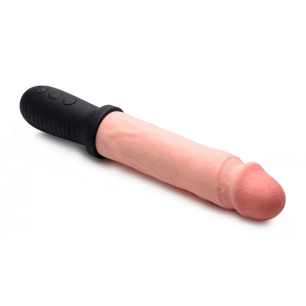 8X Auto Pounder Vibrating and Thrusting Dildo with Handle - Image 6