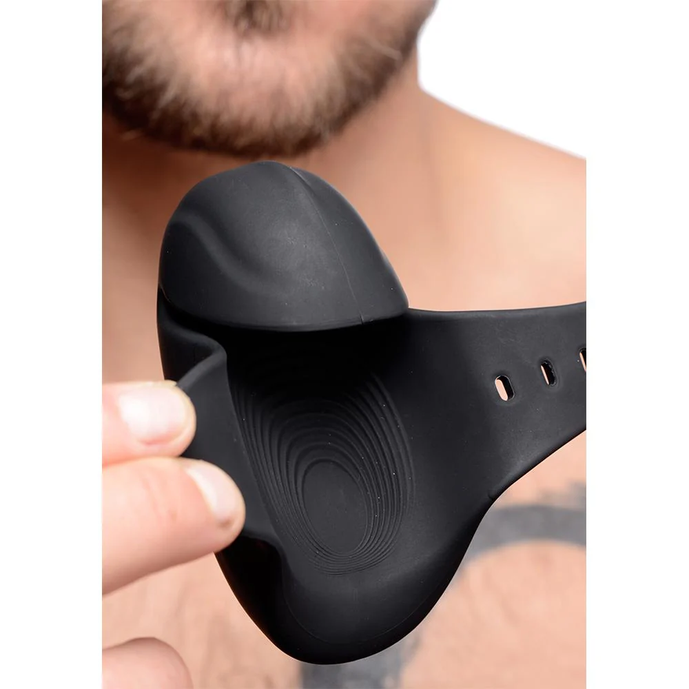 8X Vibrating Silicone Penis Head Stimulator - Image 3