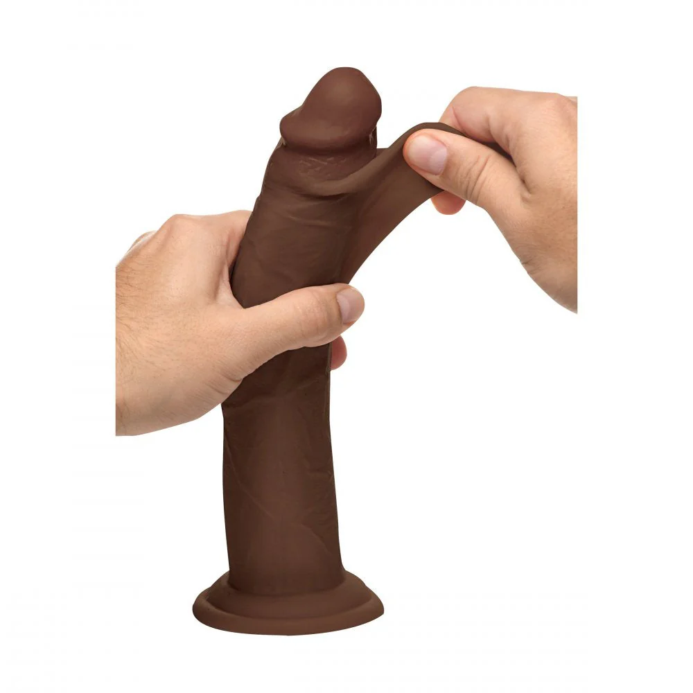 9.5 Inch Real Skin Silicone Dildo - Image 6
