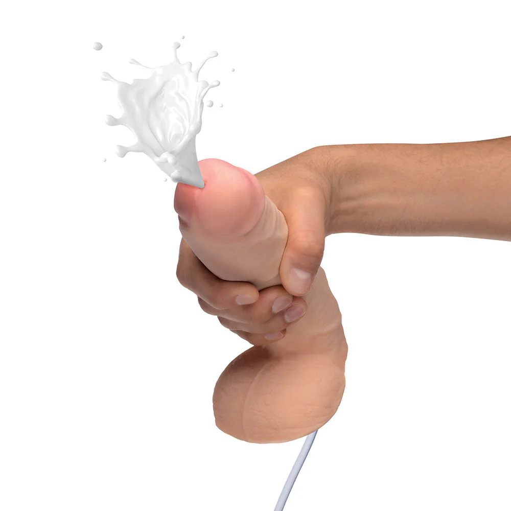 9 Inch Realistic Dual Density Squirting Dildo - Image 2