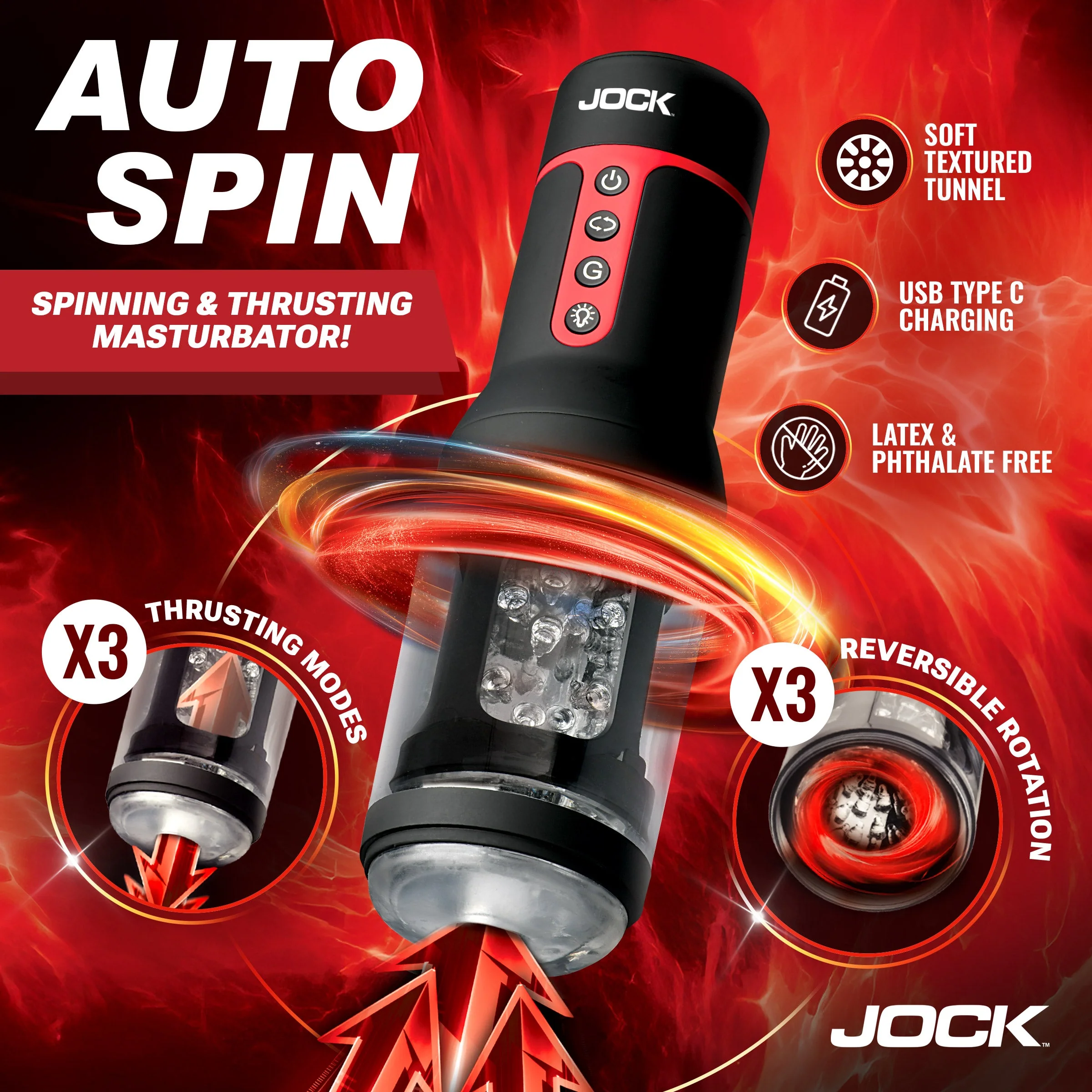 Advanced Auto Spin Spinning & Thrusting Masturbator - Image 3