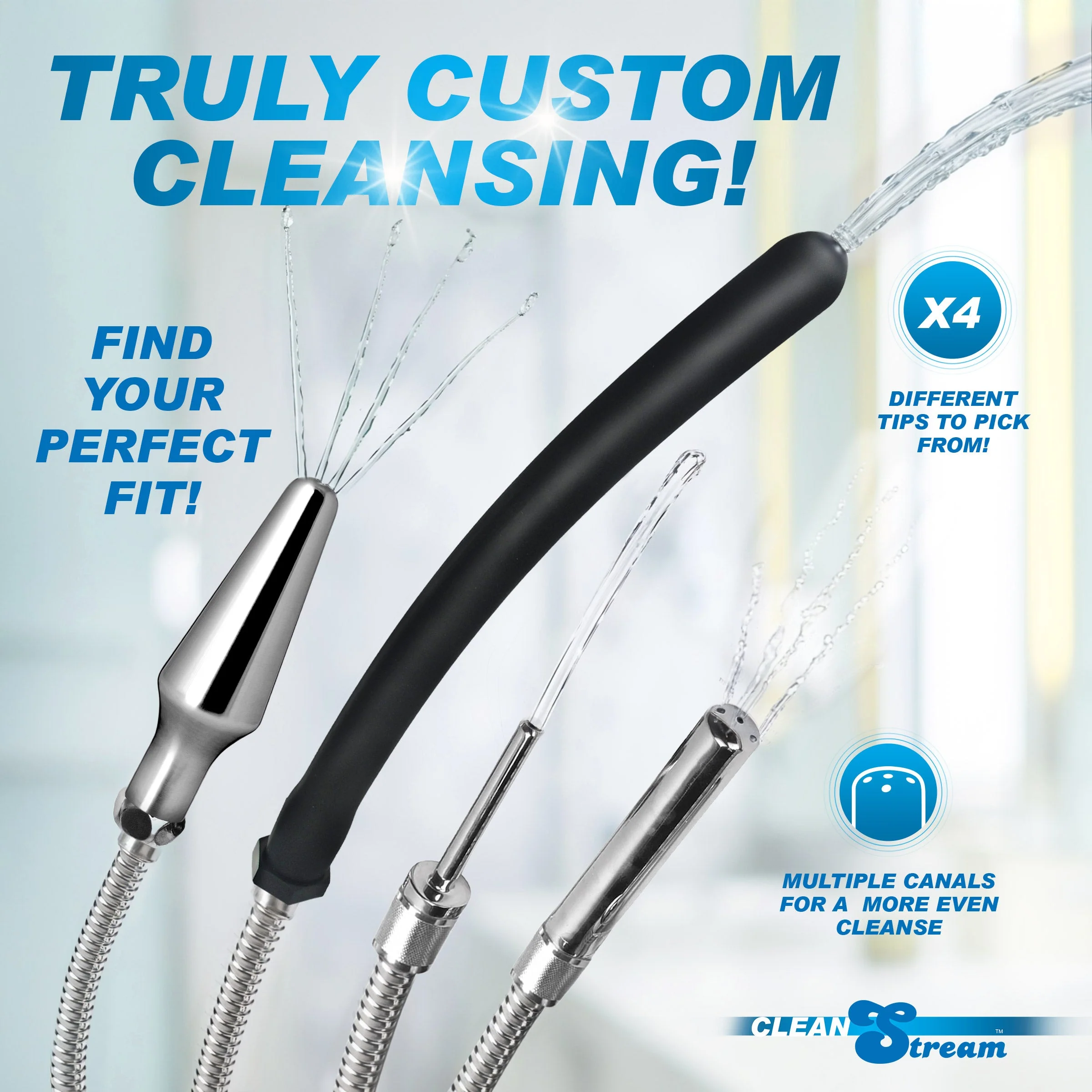 All-in-One 4 Tip Shower Enema System - Image 5