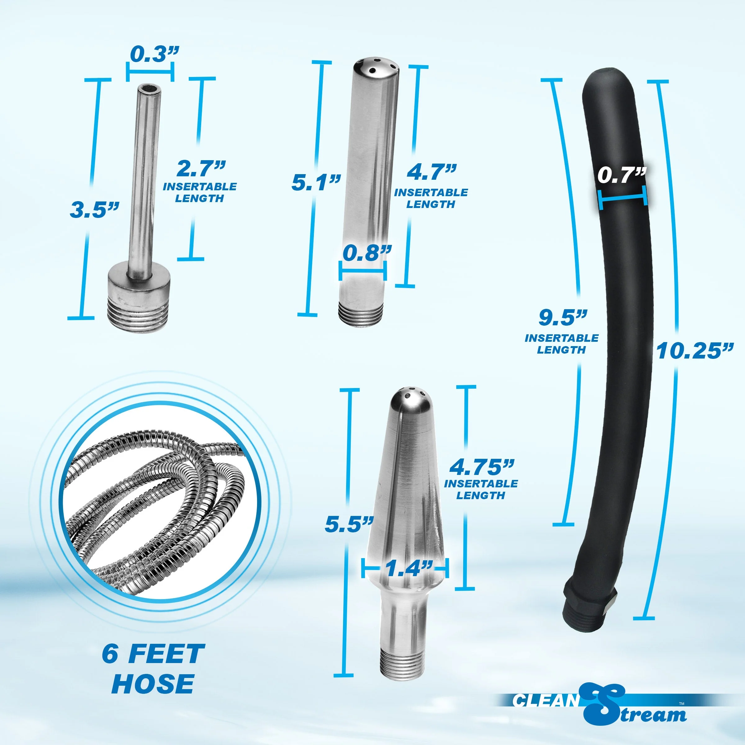 All-in-One 4 Tip Shower Enema System - Image 6
