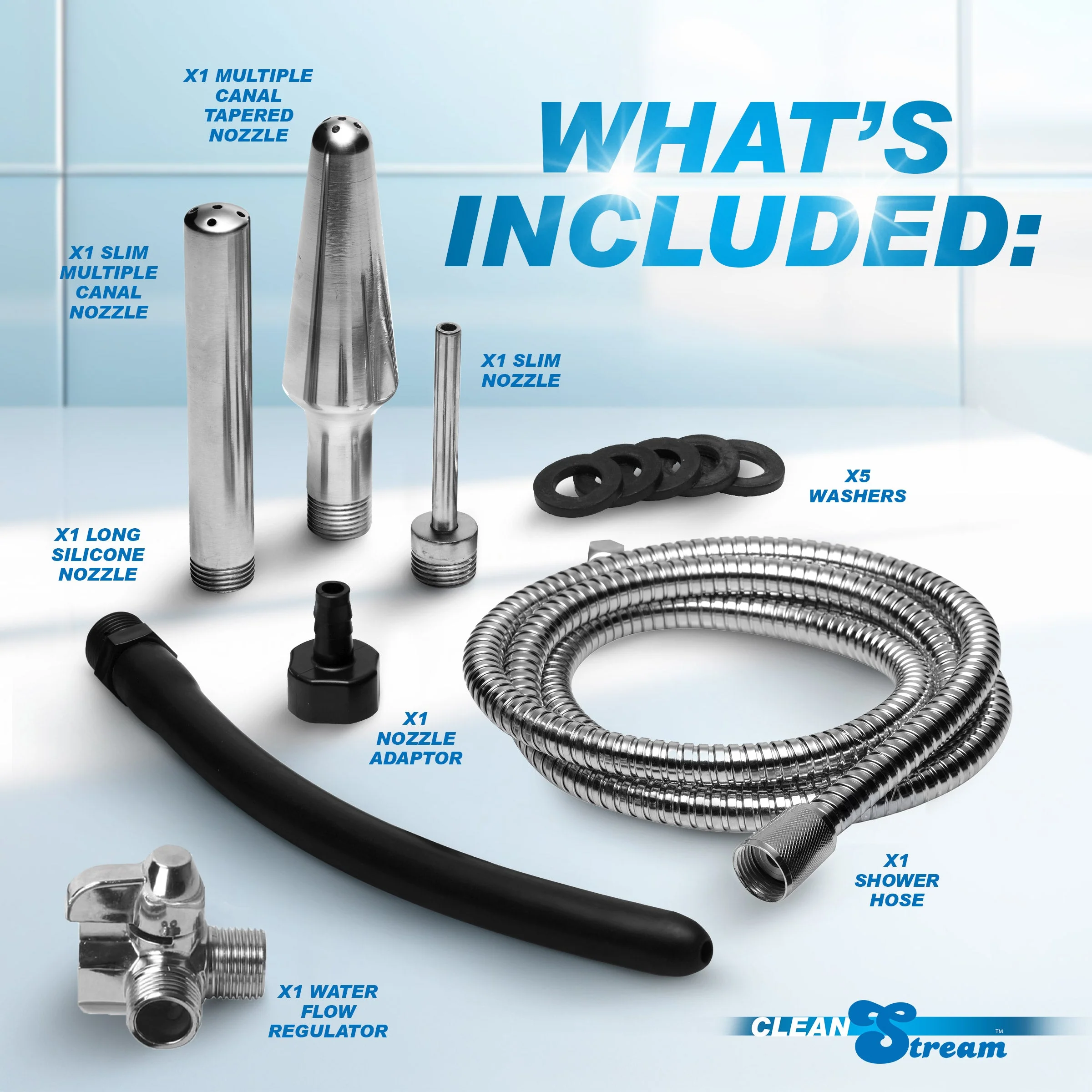 All-in-One 4 Tip Shower Enema System - Image 7