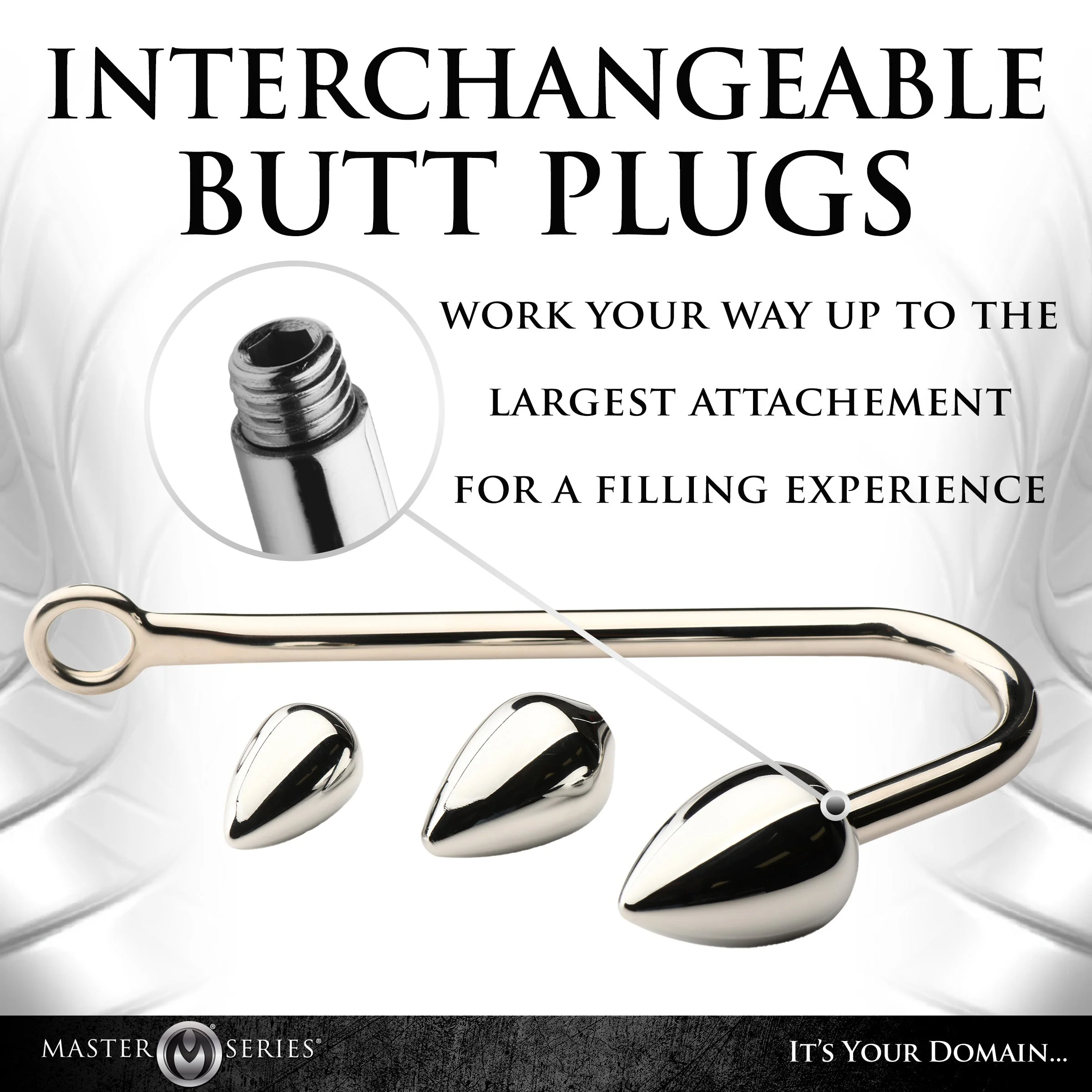 Anal Hook Trainer with 3 Plugs - Image 6