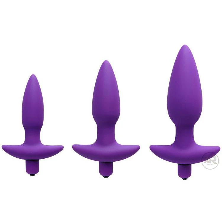 Aria Vibrating Silicone Butt Plug - Image 3