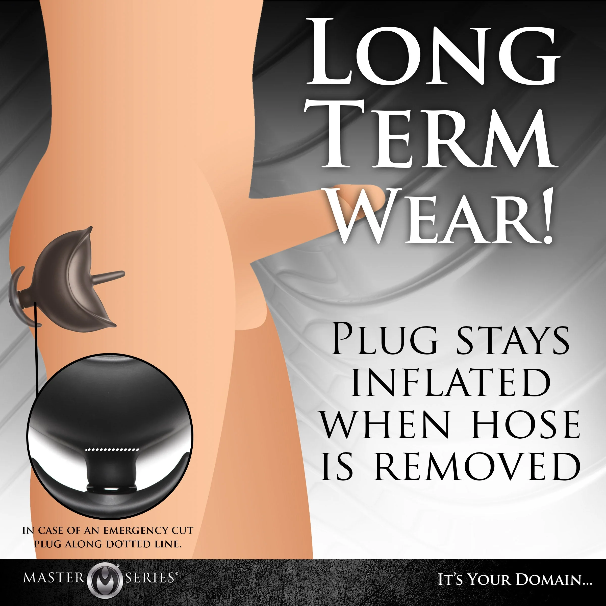 Ass Bound Anchor Inflatable Silicone Anal Plug - Image 7