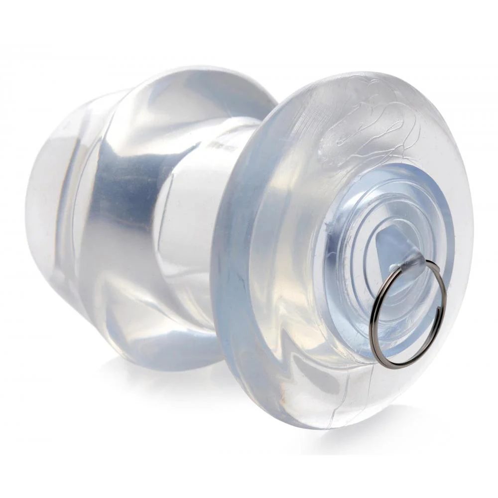 Ass Bung Clear Hollow Anal Dilator with Plug - Image 4